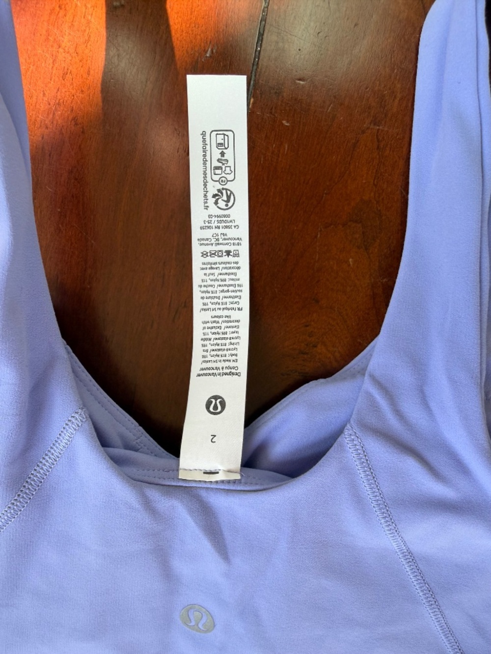 Lululemon Align Tank Size 2 Color: Purple - Picture 4 of 5